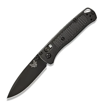 Benchmade Mini Bugout Folding Knife AXIS Lock Black CF-Elite [2.82" Satin S30V] 533BK-2