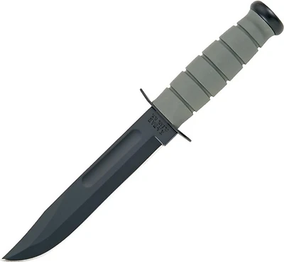 Ka-Bar Foliage Fixed Blade Knife Green Kraton [7.00" Plain Black] Clip Point 5011