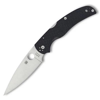 Spyderco Native Chief Folding Knife Lockback Black Carbon Fiber [4.08" Satin S30V] C244CF90VP