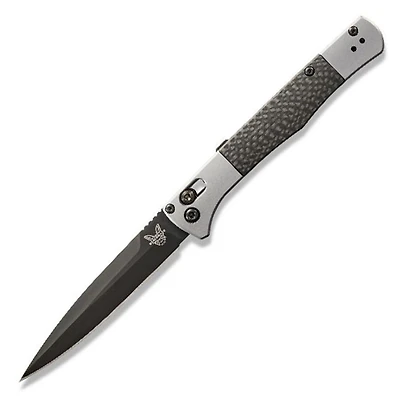 Benchmade AUTO Fact Pocket Knife Axis Lock Aluminum/Carbon Fiber [4.00" Black S90V] 4170BK