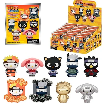 Hello Kitty x Naruto 3D Foam Bag Clip Random [1 Random Bag]