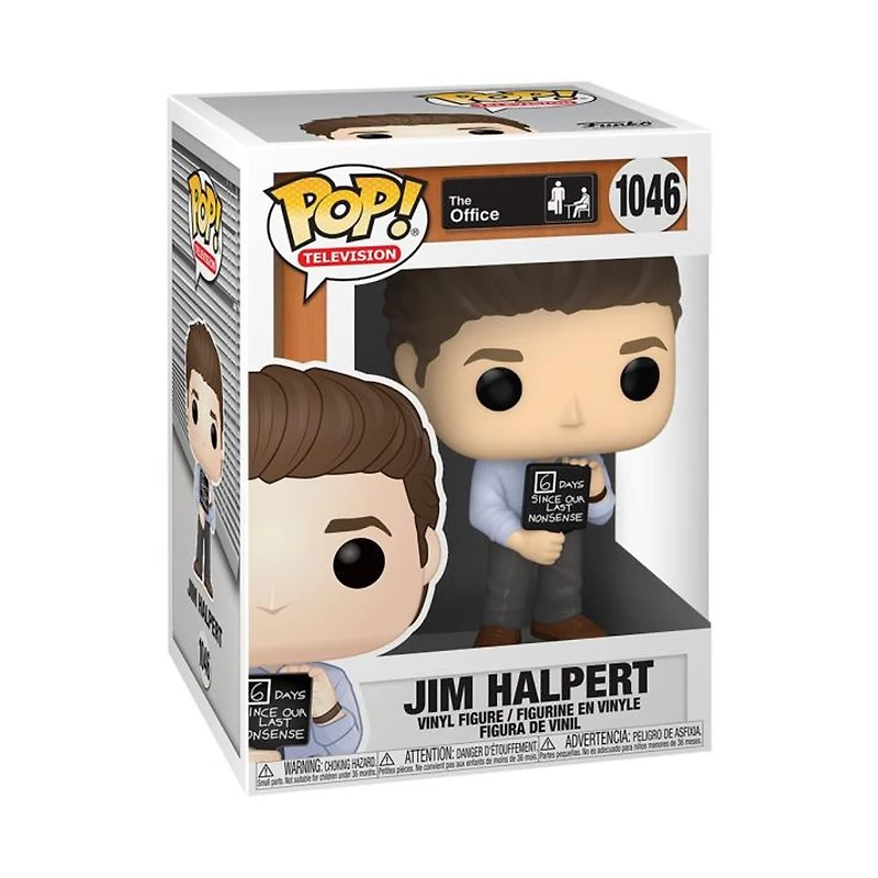 Pop! The Office Jim Halpert w/ Nonsense Sign #1046 Vinyl Figure
