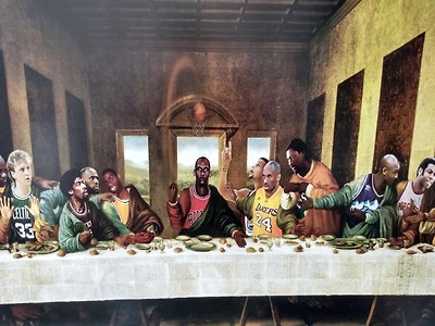 Last Supper NBA Greatest Sports Poster
