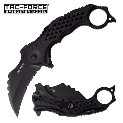 Tac Force BLACK Karambit A/O Pocket Knife
