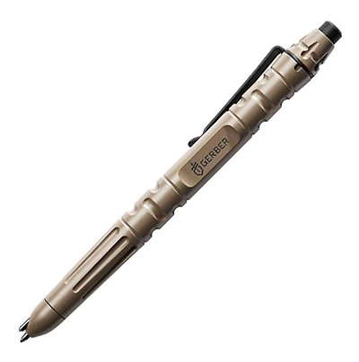 Gerber Impromptu Tactical Pen Dark Brown Stainless Steel 31-003227N
