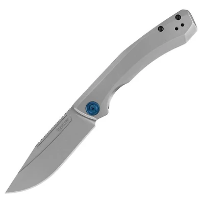 Kershaw Highball XL Folding Knife Nail Nick Gray Stainless Steel [3.25" Bead Blast D2] 7020