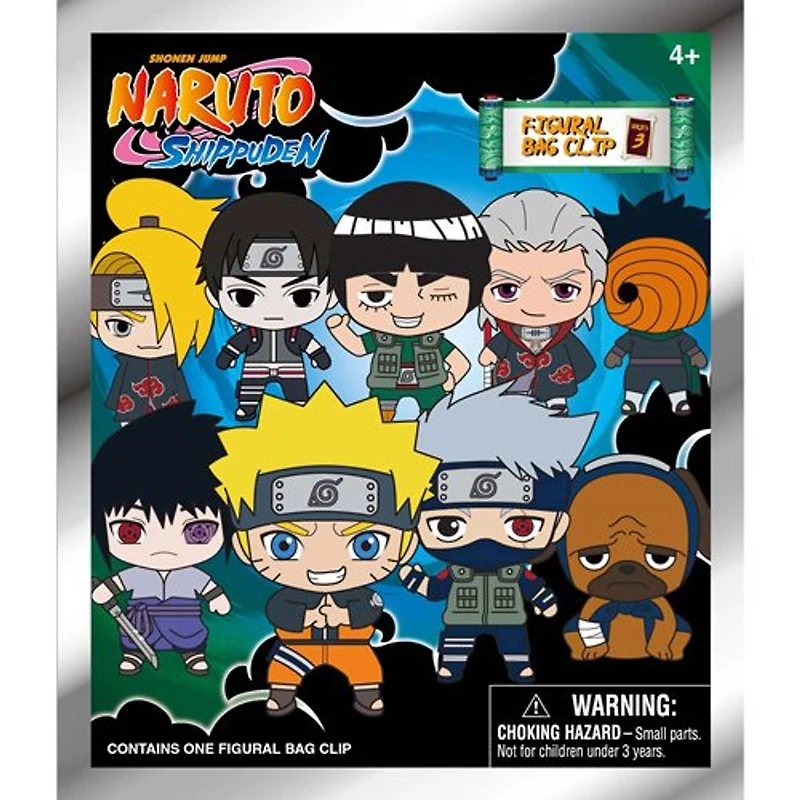 Naruto Series 3 3D Foam Bag Clip Random Blind Bag [1 Random Bag]