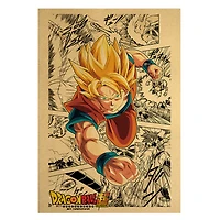 Print - Super Saiyan Goku Manga (Dragon Ball Super Anime)