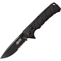 BACKDRAFT Serrated Elite Tactical Folding Knife (8Cr13MoV)