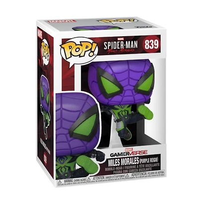 Pop! Spider-Man Miles Morales Game Verse #839 Vinyl Figure