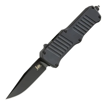 HK Mini Incursion OTF Automatic Knife Black Aluminum [3.00" Stonewash 154CM] 54056