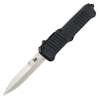 HK Incursion OTF Automatic Knife Black Aluminum [3.75" Stonewash 154CM] 54090
