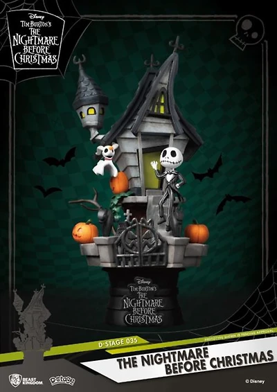 Nightmare Before Christmas Jack’s Haunted House D-Stage PX Previews Exclusive Statue