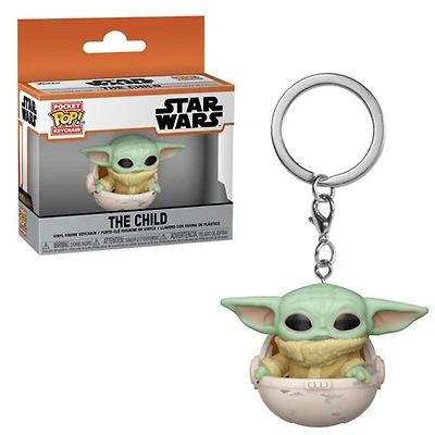 Pop! Keychain Star Wars: Mandalorian The Child in Canister Vinyl Figure