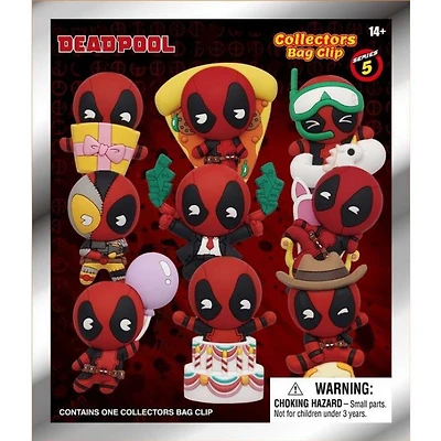 Deadpool Series 5 3D Foam Key Ring [1 Random Bag]