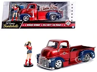 Model Car - 1:24 DC Comic Chevy 1952 Coe Wonder Woman