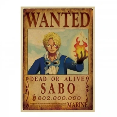 Print - One Piece Wanted Poster (SABO) 602,000,000