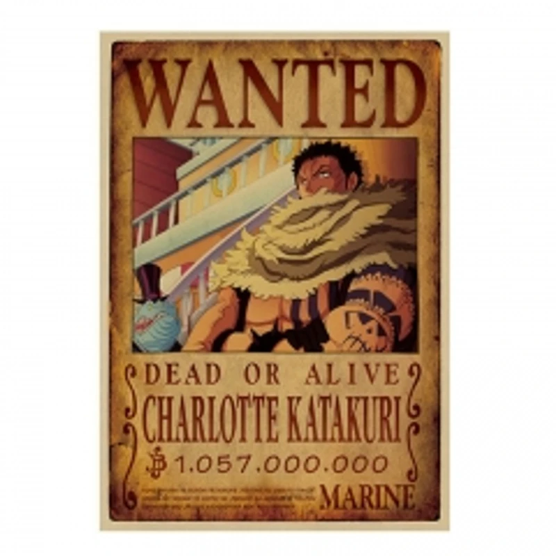 Print - One Piece Wanted Poster (CHARLOTTE KATAKURI) 1,057,000,000