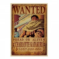 Print - One Piece Wanted Poster (CHARLOTTE KATAKURI) 1,057,000,000