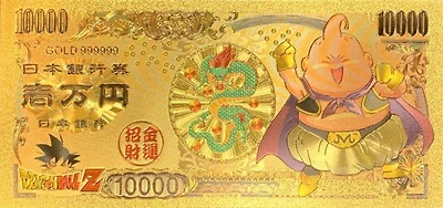 DBZ Anime (Fat Buu) Souvenir Coin Banknote