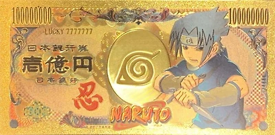 Naruto Anime (Sasuke) Souvenir Coin Banknote
