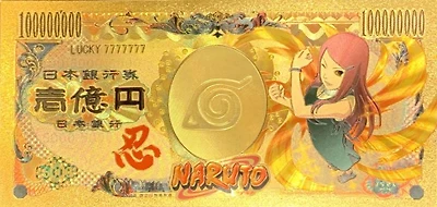 Naruto Anime (Kushina Uzumaki) Souvenir Coin Banknote
