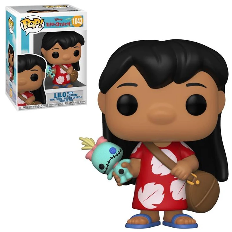 Pop! Lilo And Stitch Animated Film Lilo With Scrump 1043 Vinyl Figure