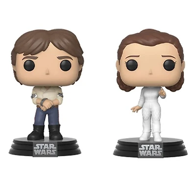 Pop! Star Wars Empire Strikes Back Han & Leia 000 Vinyl Figures