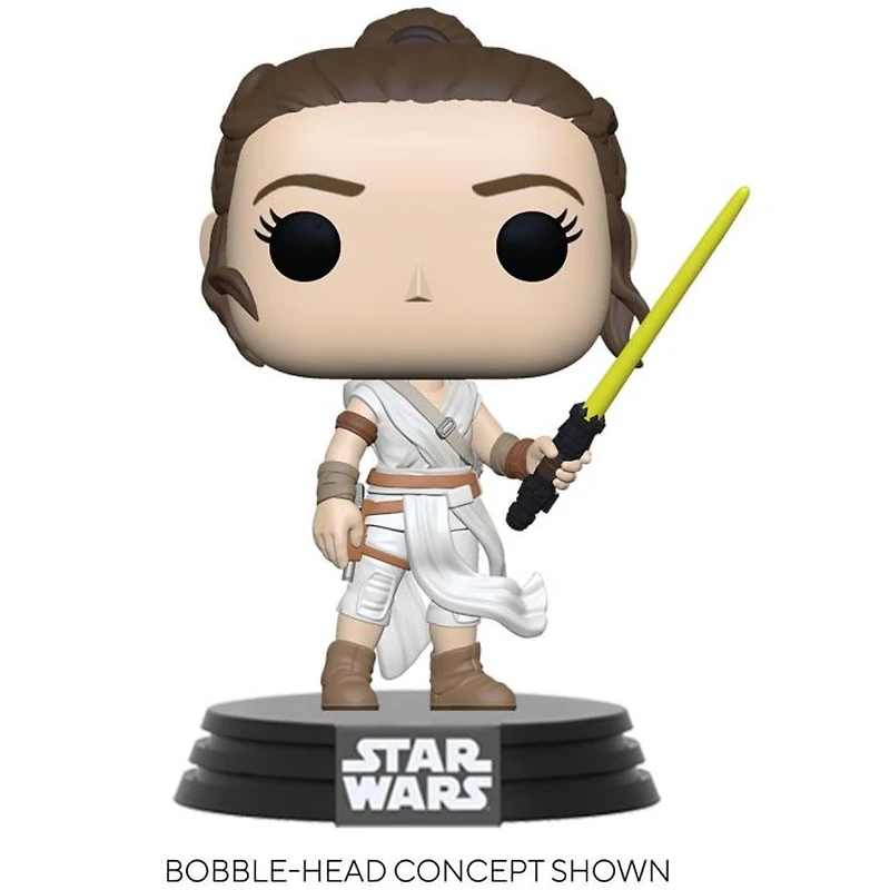 Pop! Star Wars The Rise of Skywalker Rey With Yellow Saber 000 Vinyl Figure