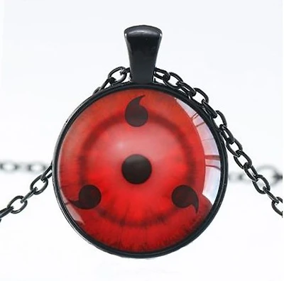 Naruto Anime (Sharingan Eyes) Necklace