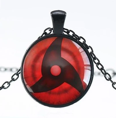 Naruto Anime (Itachi Mangekyou Sharingan Eye) Necklace