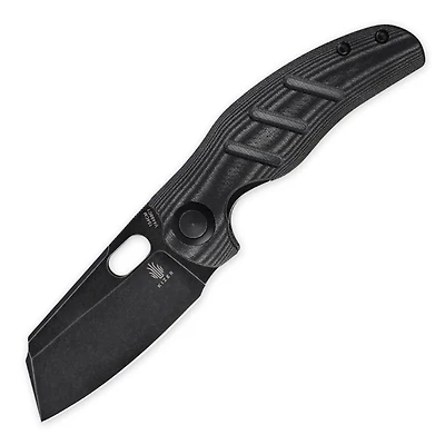 Kizer C01C Manual Knife Black Micarta [3.3" Black 154CM] Sheepsfoot V4488C1