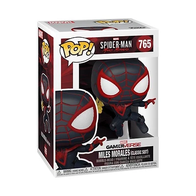 Pop! Spider-Man Game verse Miles Morales (Classic Suit) #765 Vinyl Figure