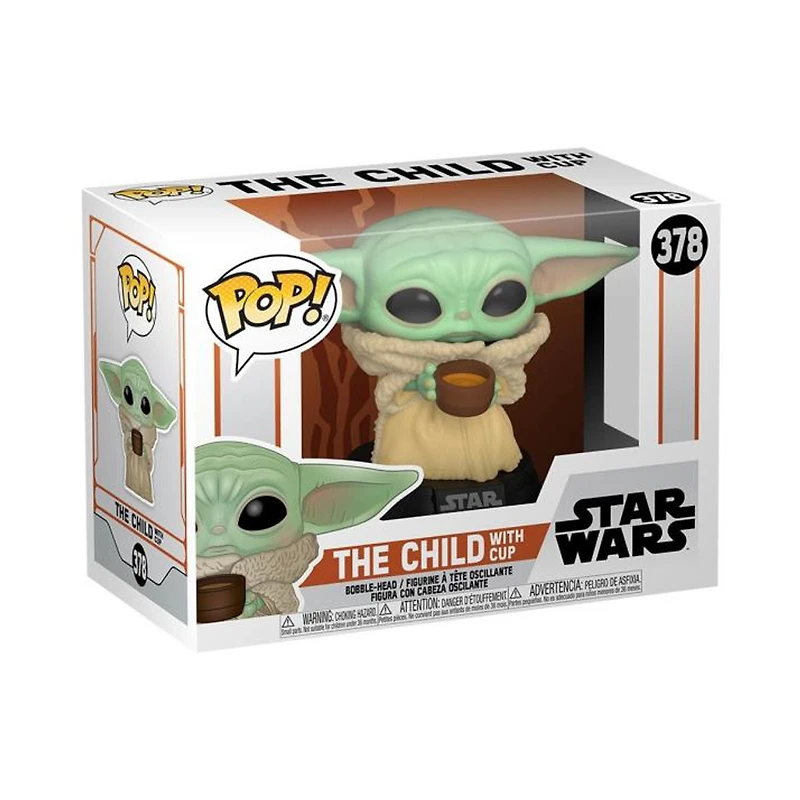 Pop! The Mandalorian The Child w/ Cup #378 Vinyl Figure