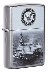 US Navy Aircraft Carrier (Street Chrome) Zippo