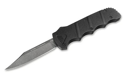 Boker Kalashnikov OTF B Automatic Knife Black Aluminum [3.5" Plain Black Stonewash] Clip Point 06EX350