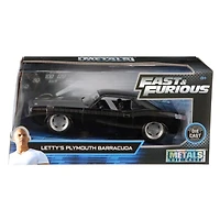Model Car - 1:24 F&F Letty's Plymouth Barracuda (Primer Black)