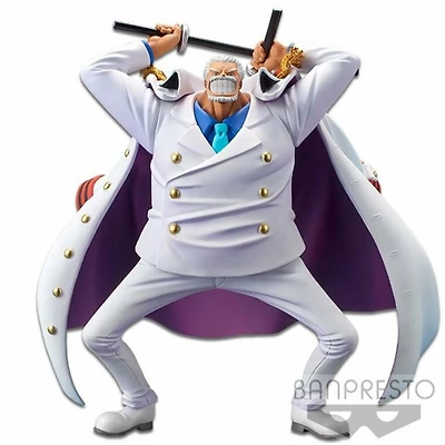 Anime One Piece Magazine Monkey De Garp PVC/ABS Plastic Statue