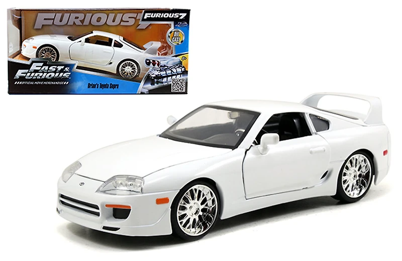 Model Car - 1:24 F&F Brian's 1995 Toyota Supra White