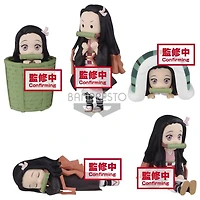 Demon Slayer Collectable Figure Nezuko Kamado Collection II Nezuko in Basket Banpresto Statue