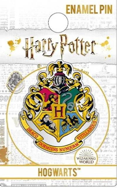 Harry Potter Hogwarts Crest Enamel Pin