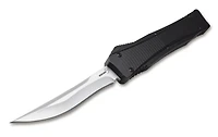 Boker Mini Eagle Automatic Knife Black Aluminum [2.83" Plain Satin] Clip Point 06EX224