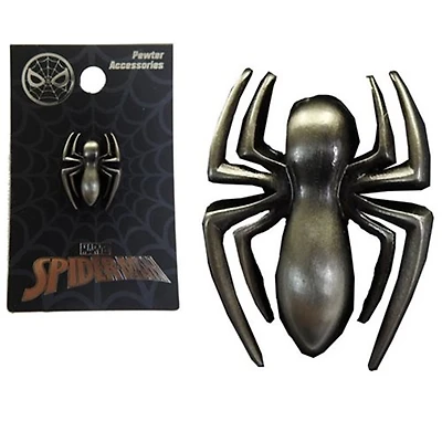 Spider Man Spider Logo Pewter Pin