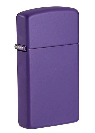 Slim Purple (Matte) Zippo Logo