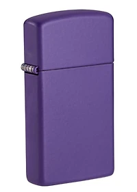 Slim Purple (Matte) Zippo Logo
