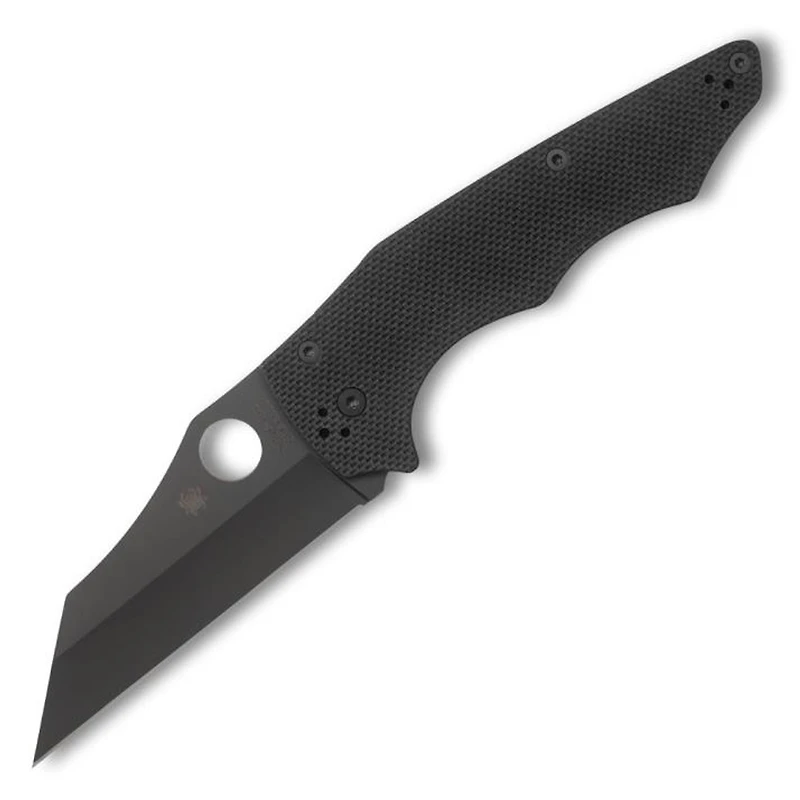 Yojumbo Plain Edge ALL Black G-10 [4.00" Black S30V] Spyderco C253GPBBK