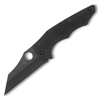 Yojumbo Plain Edge ALL Black G-10 [4.00" Black S30V] Spyderco C253GPBBK