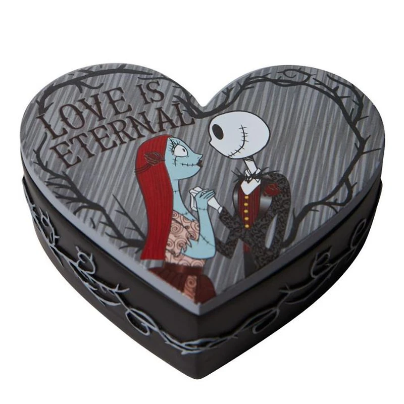 Nightmare Before Christmas Jack And Sally Trinket Box Enesco Statue