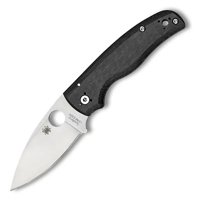 Shaman G-10 Pocket Knife (3.60" Satin S30V) Spyderco C229GP