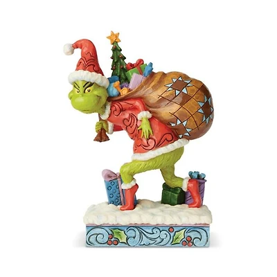 Disney Dr. Seuss Grinch Tip Toeing Statue Jim Shore